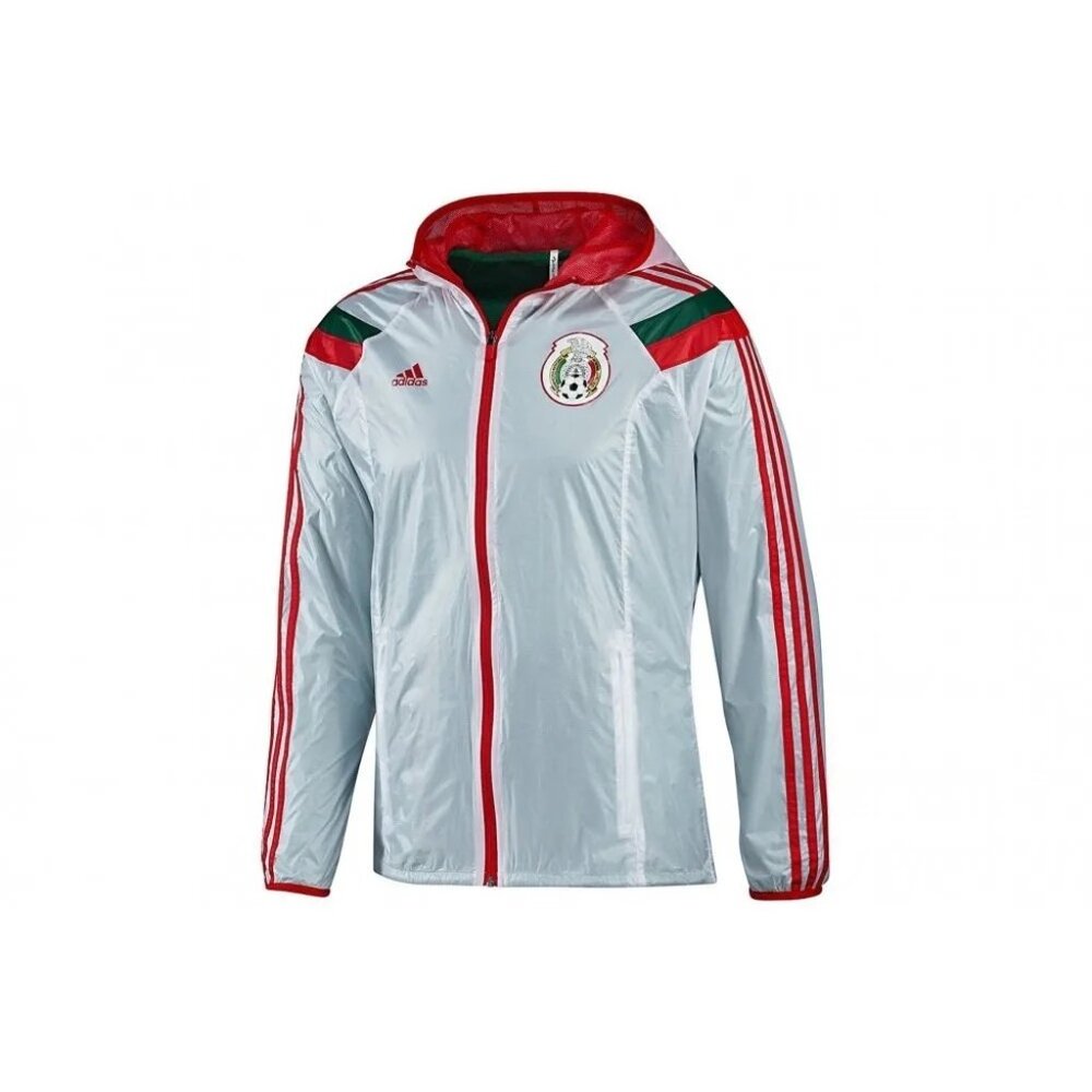 Rare Adidas Mexico Woven Nylon Anthem National Team 2014 World Cup Size M